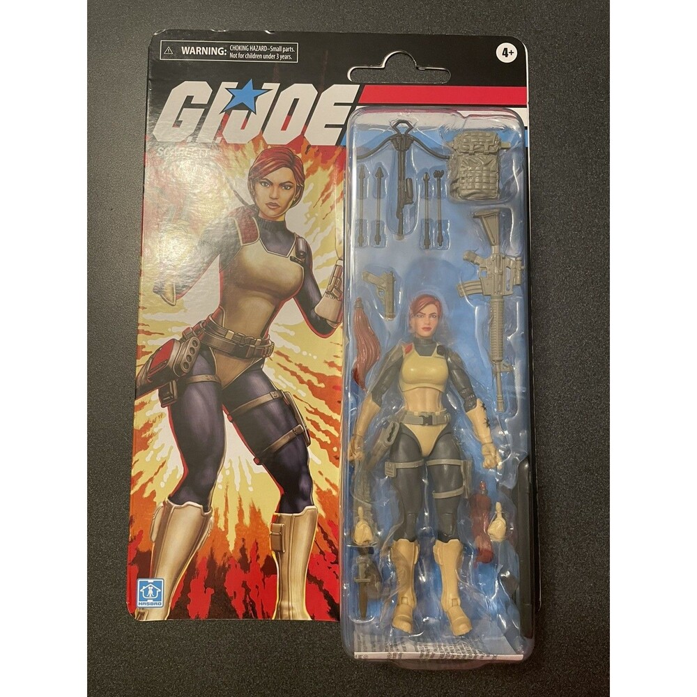 GI Joe Classified Series Retro Card Scarlett 6-Inch Action